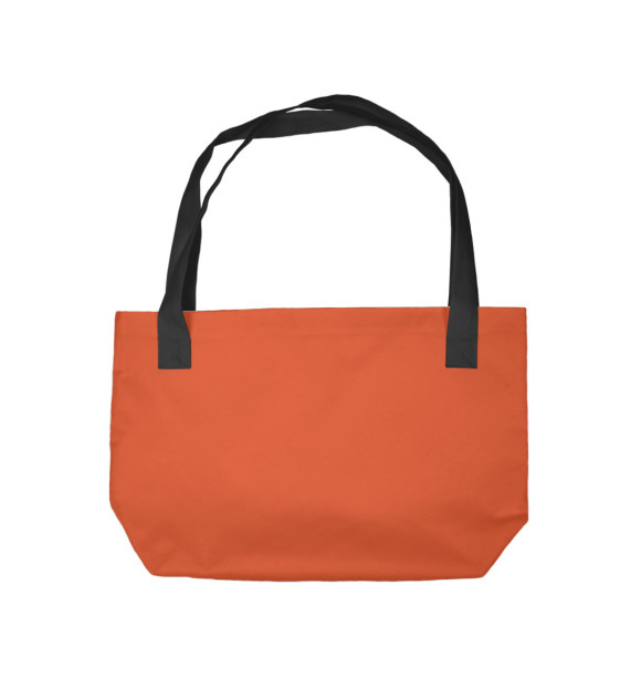 Пляжная сумка с изображением Страус цвета 