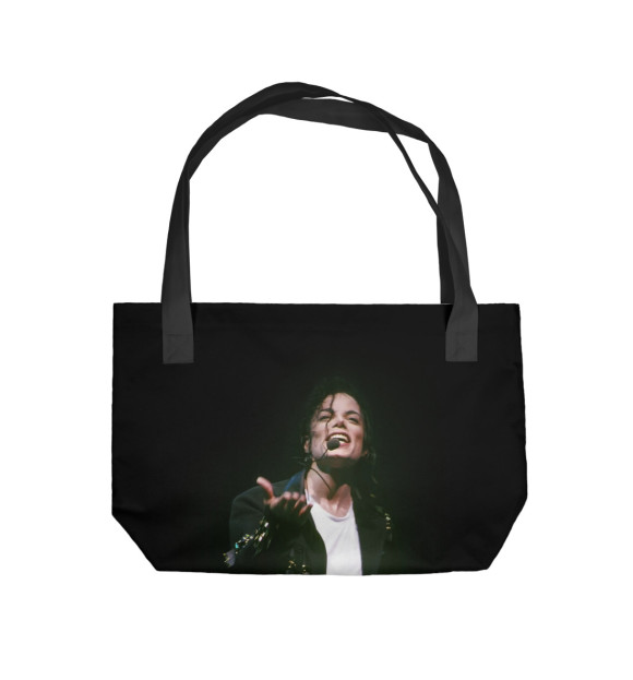 Пляжная сумка с изображением Michael Jackson цвета 