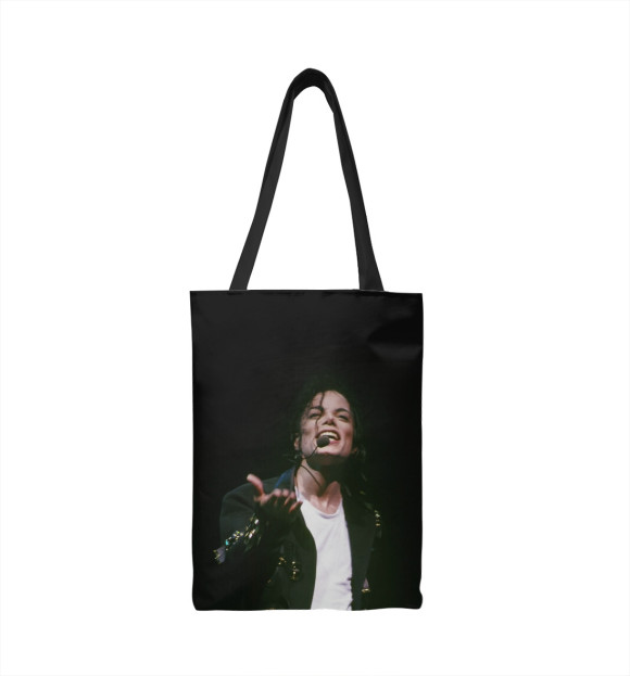 Сумка-шоппер с изображением Michael Jackson цвета 