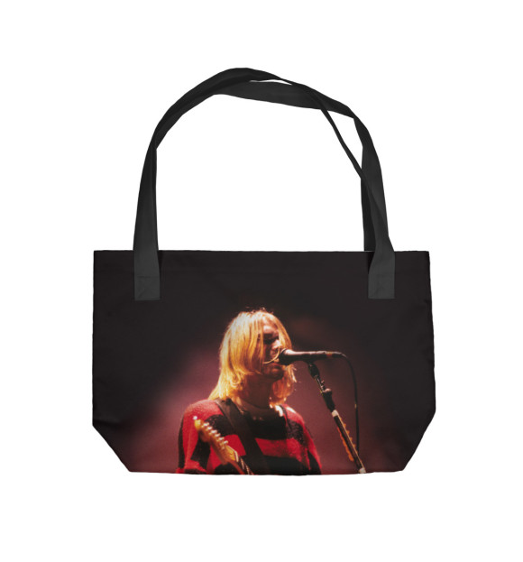 Пляжная сумка с изображением Nirvana цвета 
