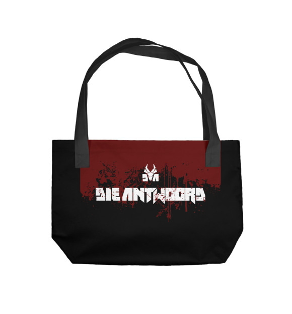 Пляжная сумка с изображением Die Antwoord цвета 