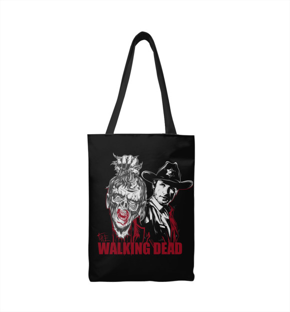 Сумка-шоппер с изображением The Walking Dead - Rick Grimes цвета 