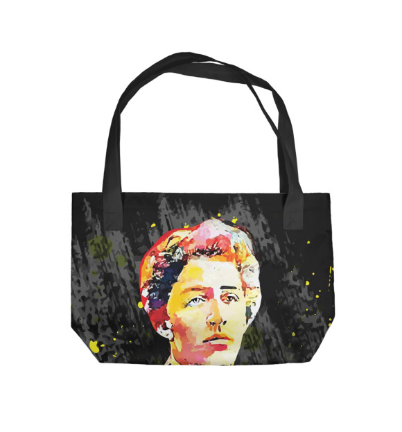 Пляжная сумка с изображением Александр Блок цвета 