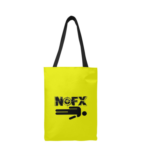 Сумка-шоппер с изображением Nofx цвета 