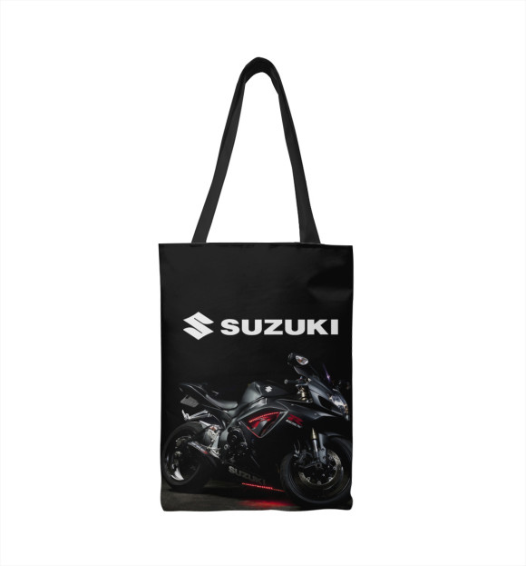 Сумка-шоппер с изображением Suzuki GSX цвета 