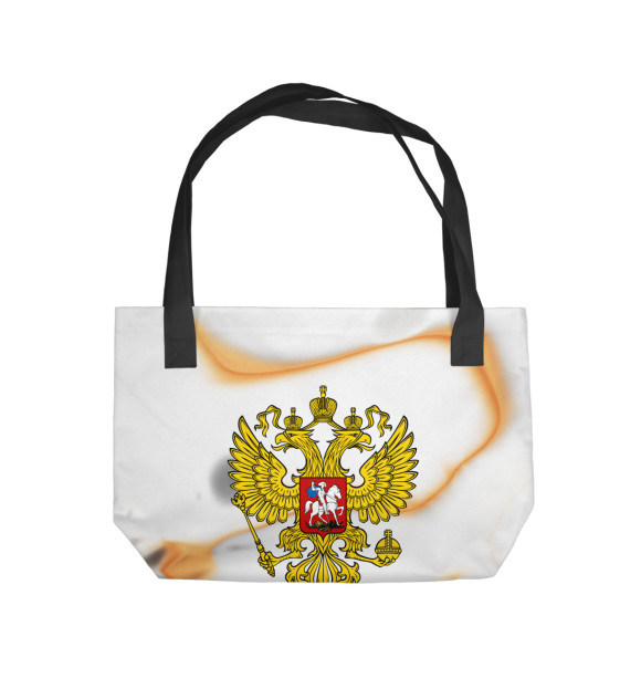 Пляжная сумка с изображением Россия СПОРТ цвета 