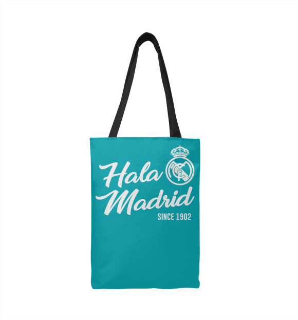 Сумка-шоппер с изображением Реал Мадрид цвета 