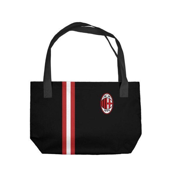 Пляжная сумка с изображением ФК Милан цвета 