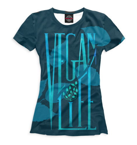 

Футболки Print Bar, Белый, Vegan Life