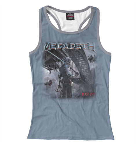 

Майки борцовки Print Bar, Белый, Megadeth