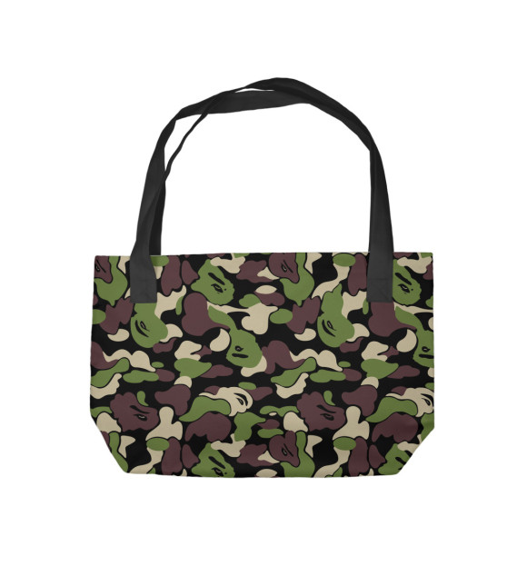 Пляжная сумка с изображением BAPE цвета 