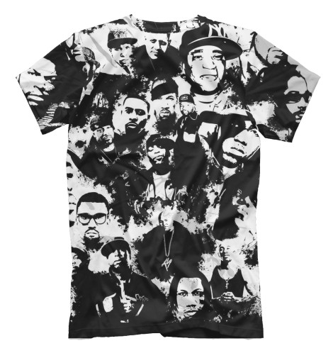 

Футболки Print Bar, Черный, Хип хоп