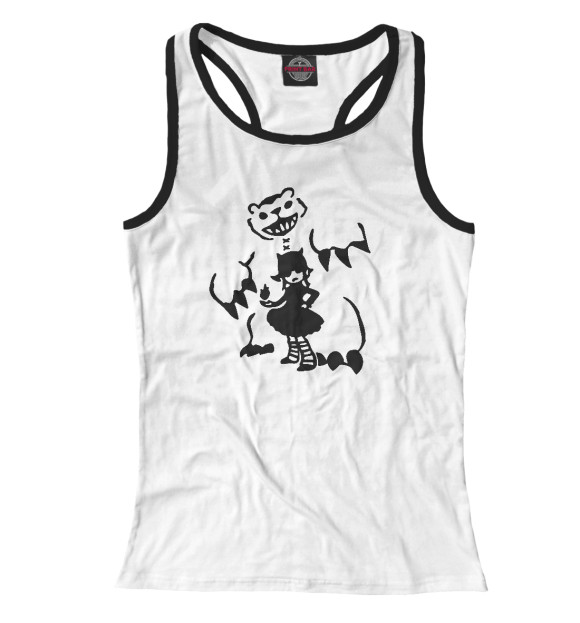 Женская майка-борцовка с изображением Legends decal цвета Белый