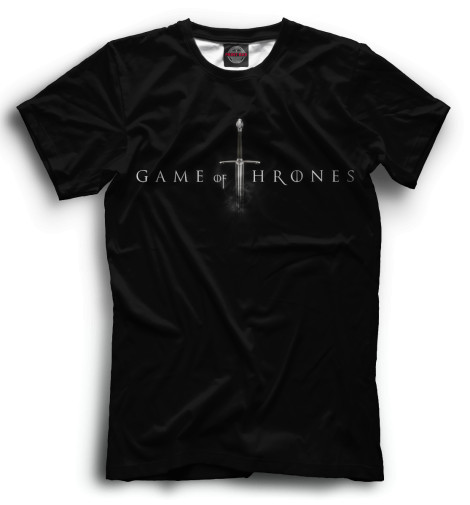 

Футболки Print Bar, Черный, Игра Престолов