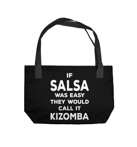 Пляжная сумка с изображением Salsa цвета 