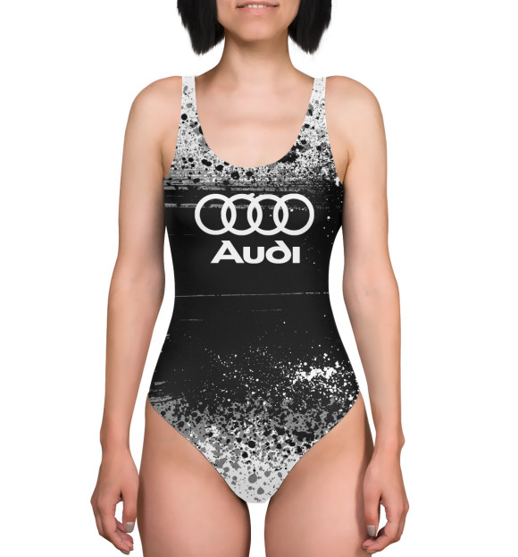 Купальник-боди с изображением Audi sport цвета 