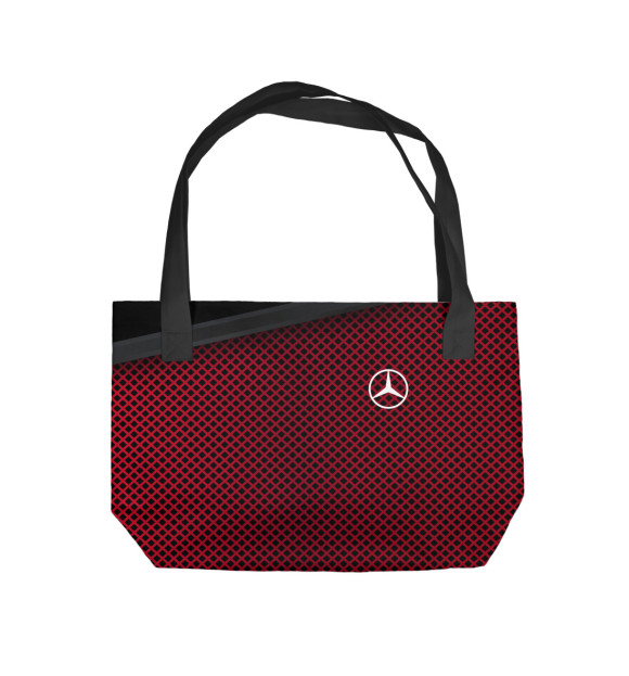 Пляжная сумка с изображением Mercedes Benz цвета 