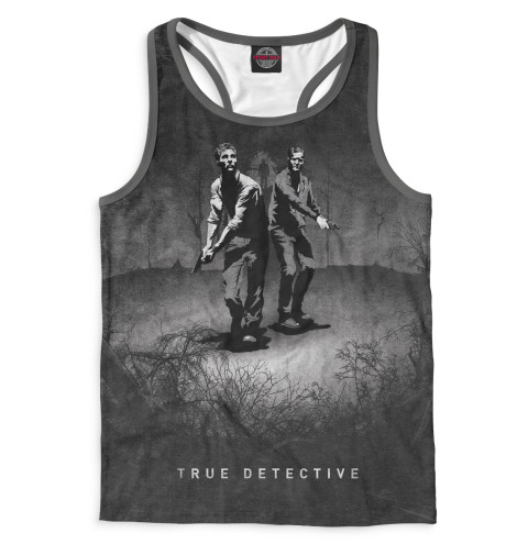 

Майки борцовки Print Bar, Белый, Настоящий детектив