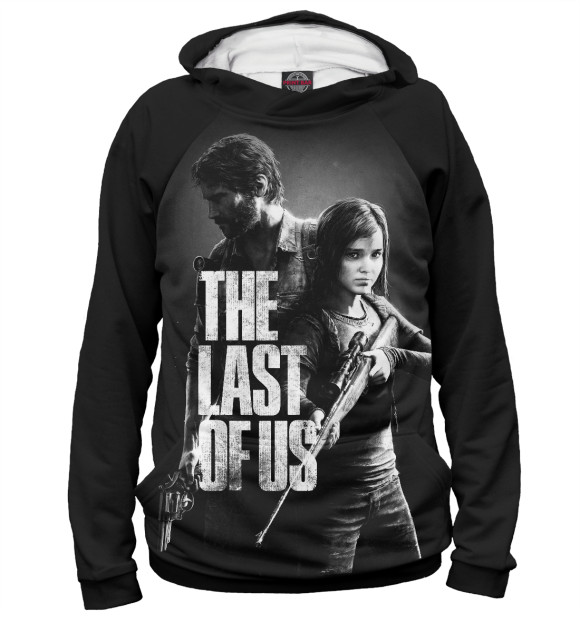 Женское худи с изображением The Last of Us цвета Белый