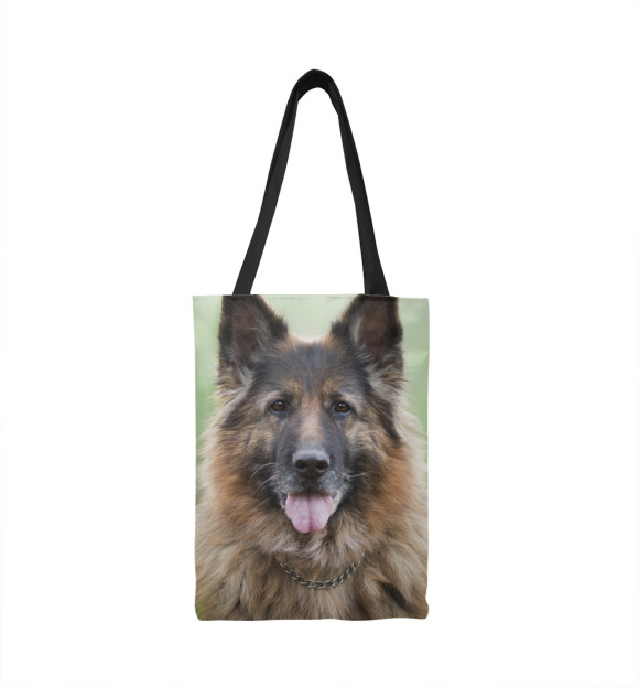 Сумка-шоппер с изображением Овчарка цвета 