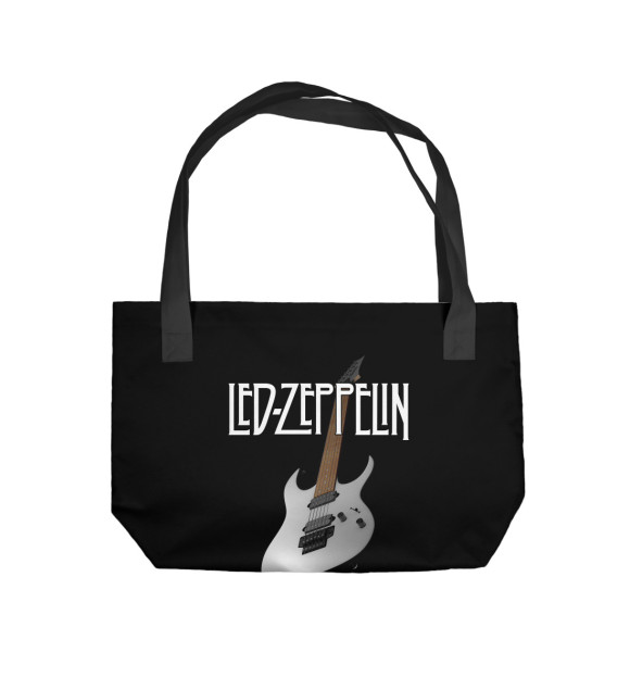 Пляжная сумка с изображением Led Zeppelin цвета 
