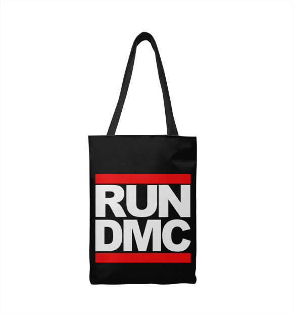 Сумка-шоппер с изображением Run-D.M.C. цвета 