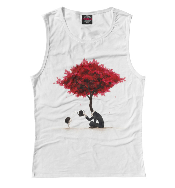 Майка для девочки с изображением Психоделика цвета Белый