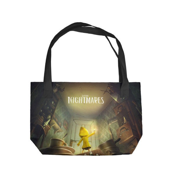 Пляжная сумка с изображением Little Nightmares цвета 