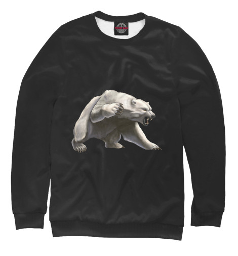 

Свитшоты Print Bar, Белый, Белый медведь