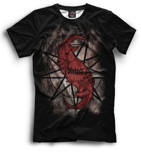 

Футболки Print Bar, Черный, Slipknot