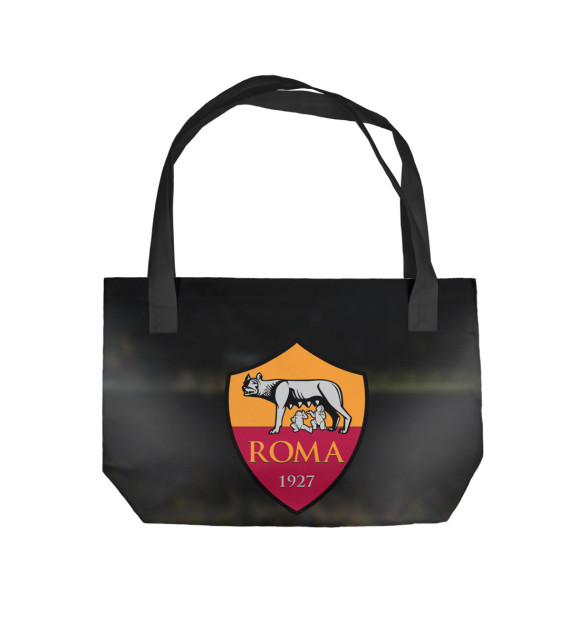 Пляжная сумка с изображением FC ROMA цвета 