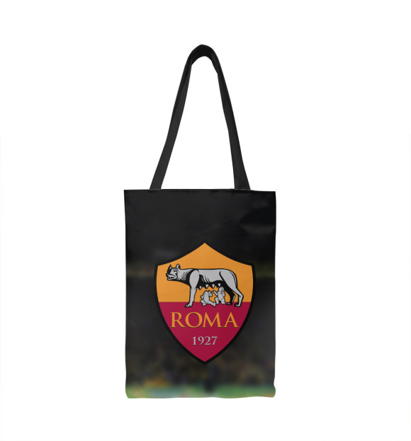Сумка-шоппер с изображением FC ROMA цвета 