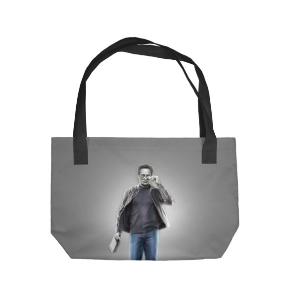 Пляжная сумка с изображением Хэнк Муди цвета 