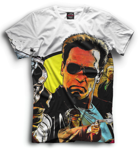 

Футболки Print Bar, Черный, Терминатор