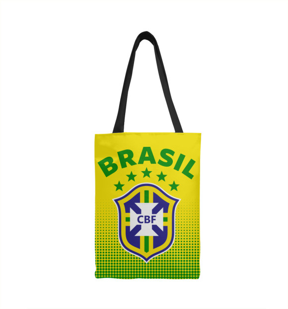 Сумка-шоппер с изображением Бразилия цвета 