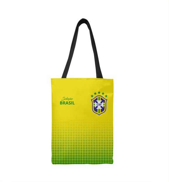Сумка-шоппер с изображением Бразилия цвета 