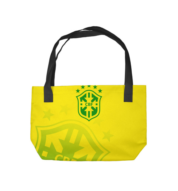 Пляжная сумка с изображением Бразилия цвета 