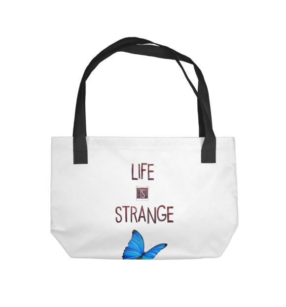 Пляжная сумка с изображением Life Is Strange цвета 