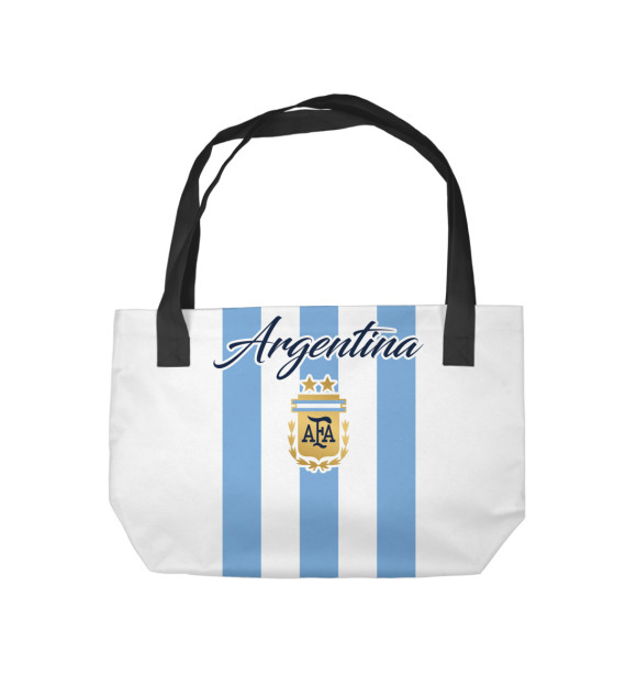 Пляжная сумка с изображением Аргентина цвета 