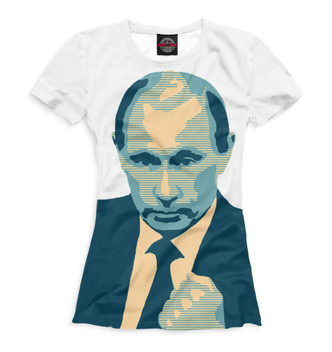 

Футболки Print Bar, Белый, Путин