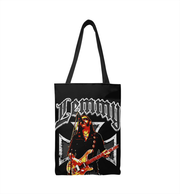 Сумка-шоппер с изображением Motorhead Lemmy цвета 