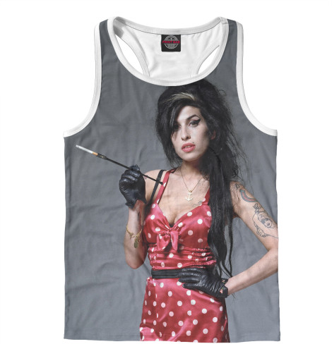 

Майки борцовки Print Bar, Белый, Amy Winehouse