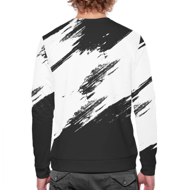 Мужской свитшот с изображением JDM цвета Белый