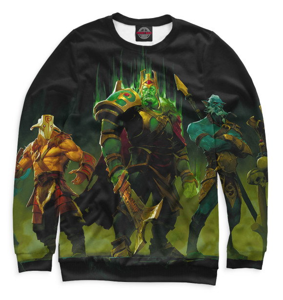 Мужской свитшот с изображением Wraith King цвета Белый