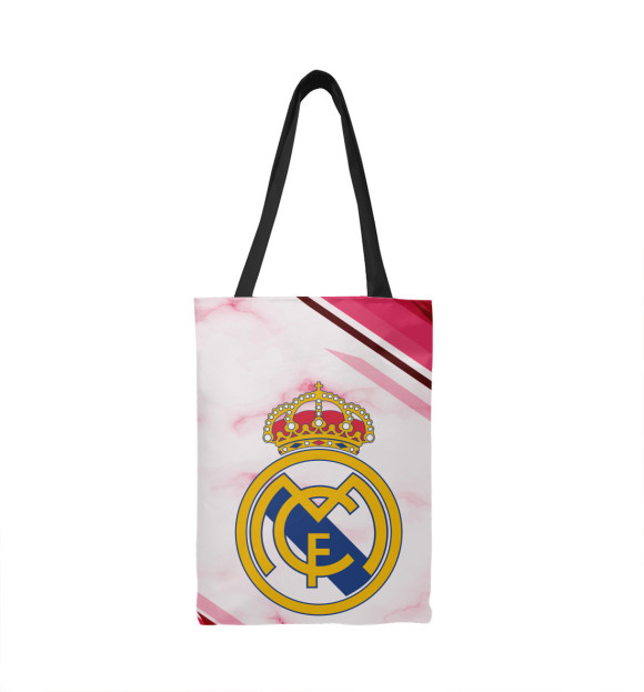 Сумка-шоппер с изображением Real Madrid 2018 цвета 