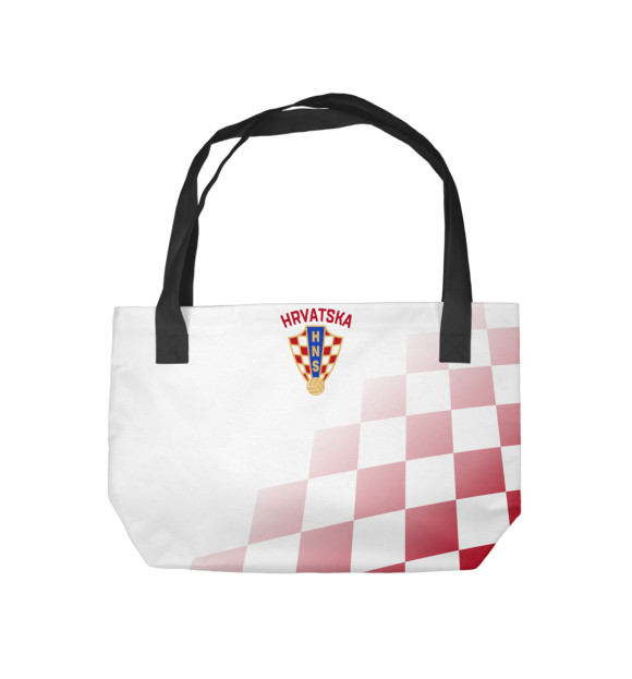 Пляжная сумка с изображением Хорватия цвета 