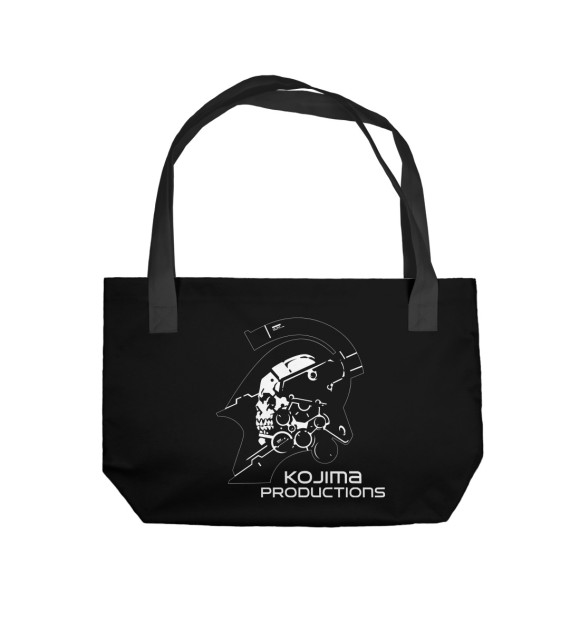 Пляжная сумка с изображением Kojima Productions цвета 