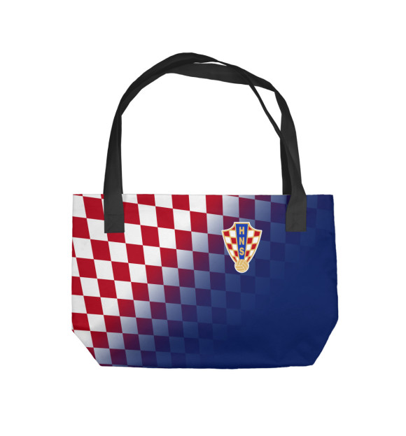 Пляжная сумка с изображением Хорватия цвета 