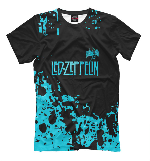 Футболка для мальчиков с изображением Led Zeppelin цвета Белый