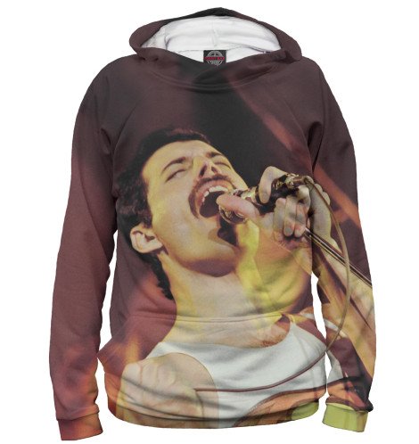 

Худи Print Bar, Белый, Freddie Mercury